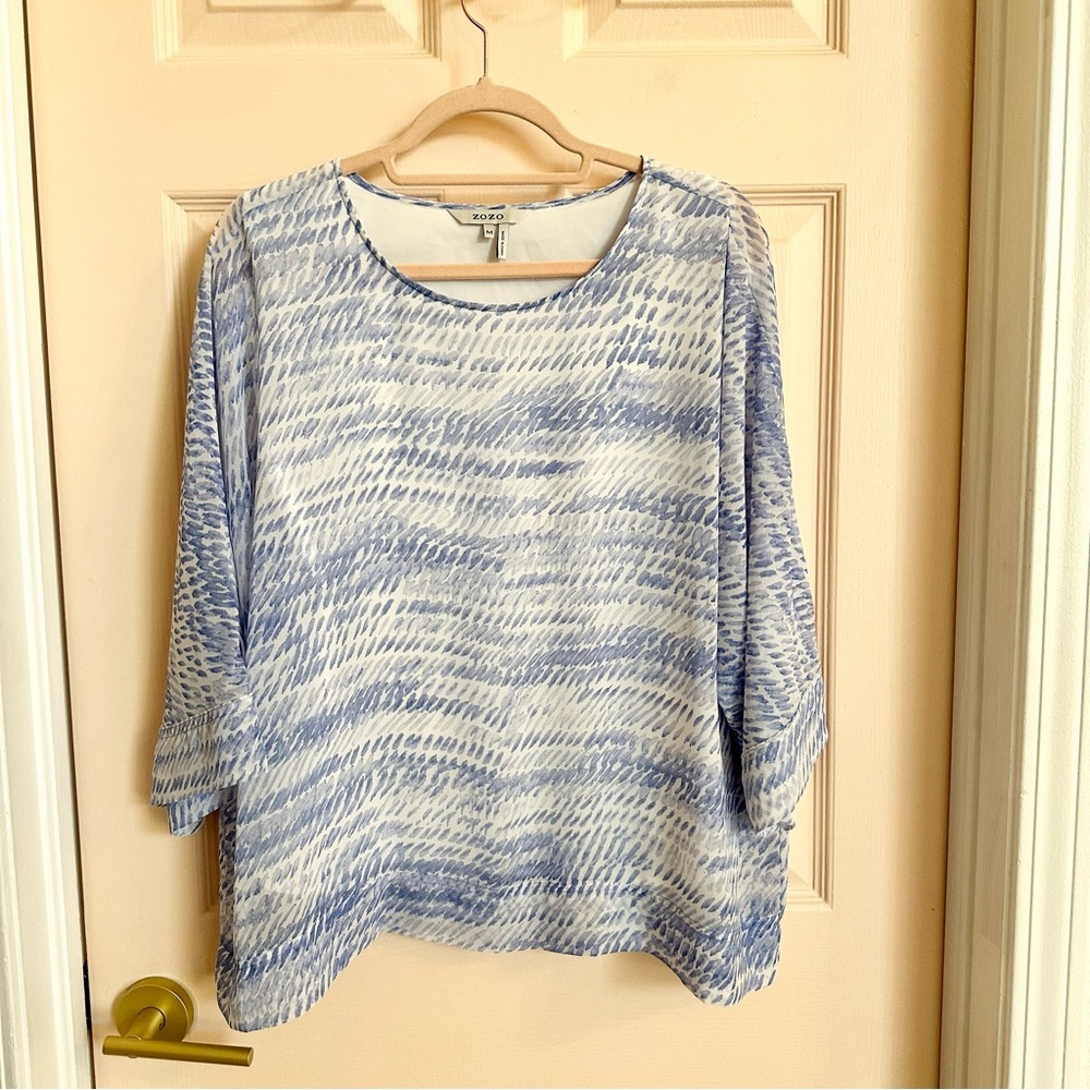 Soft Blue zozo top